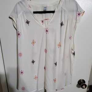 2/10 EUC Old Navy Blouse Sz Xl